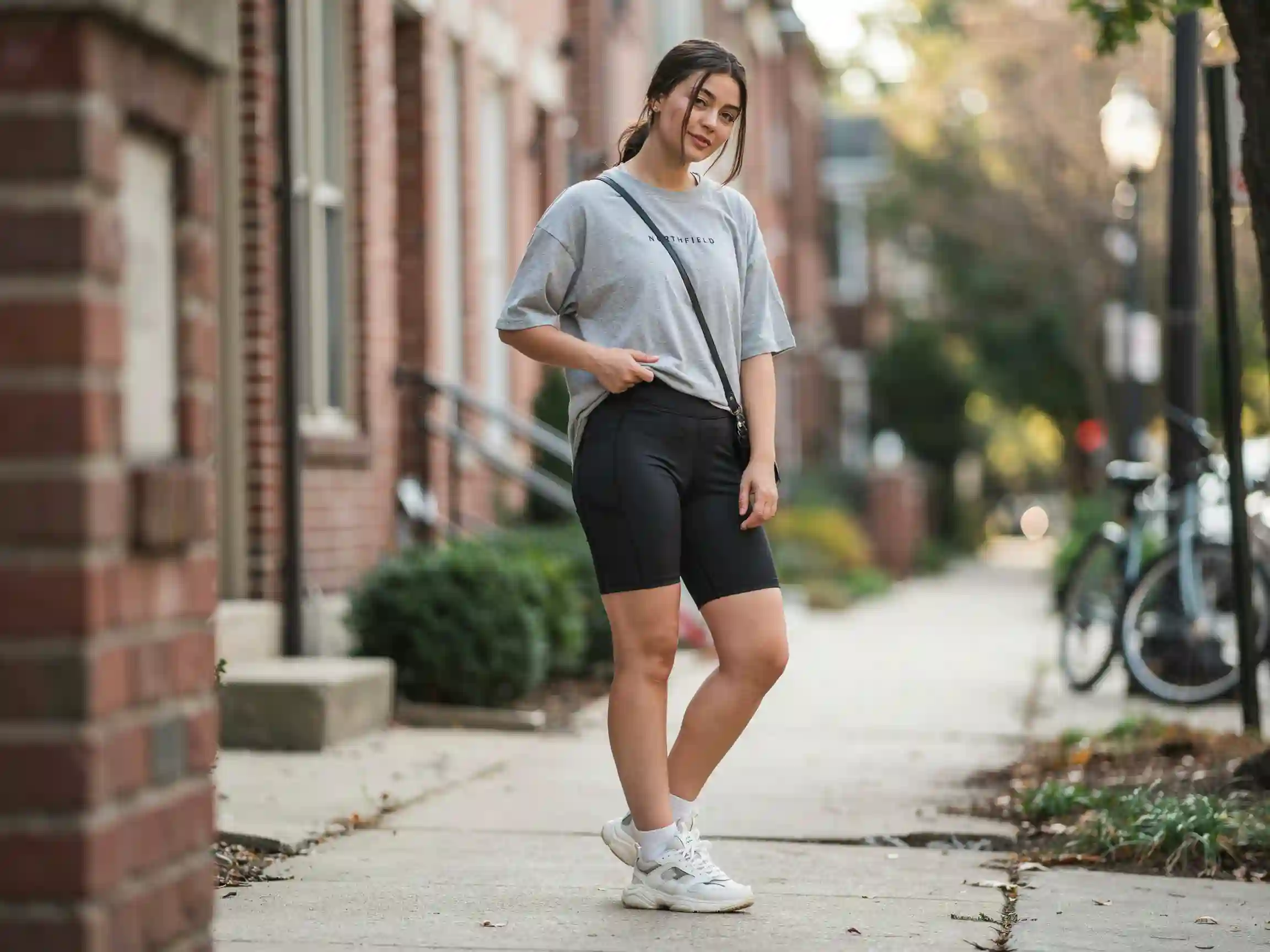 jersey outfit ideas baggy jeans, jersey dress with biker shorts, jersey with mini skirt outfit