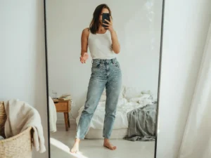 calça jeans com brilho look de festa, calça jeans com pedrarias, customizar calça jeans com brilho