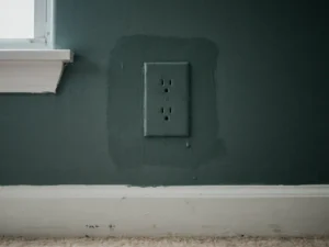 outlet cover painting ideas match the wall, gold painted outlet cover, DIY painting outlet covers supplies.