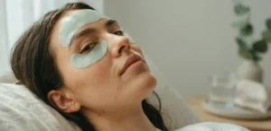 healing eyes cool eye mask, soothe tired eyes cucumber, eye strain screen break.