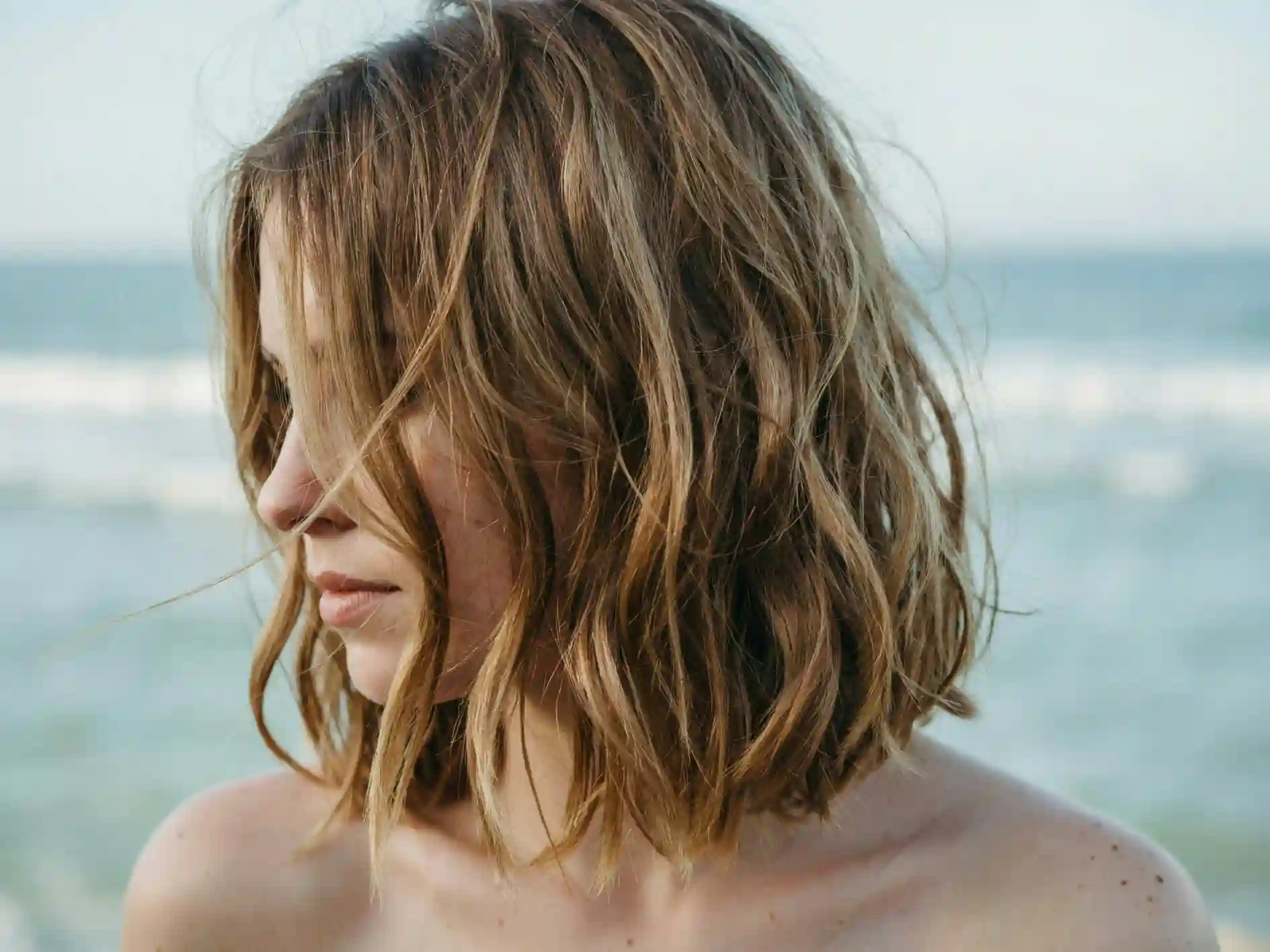 hairstyles for medium hair half up, medium hair beach waves, claw clip updo medium hair