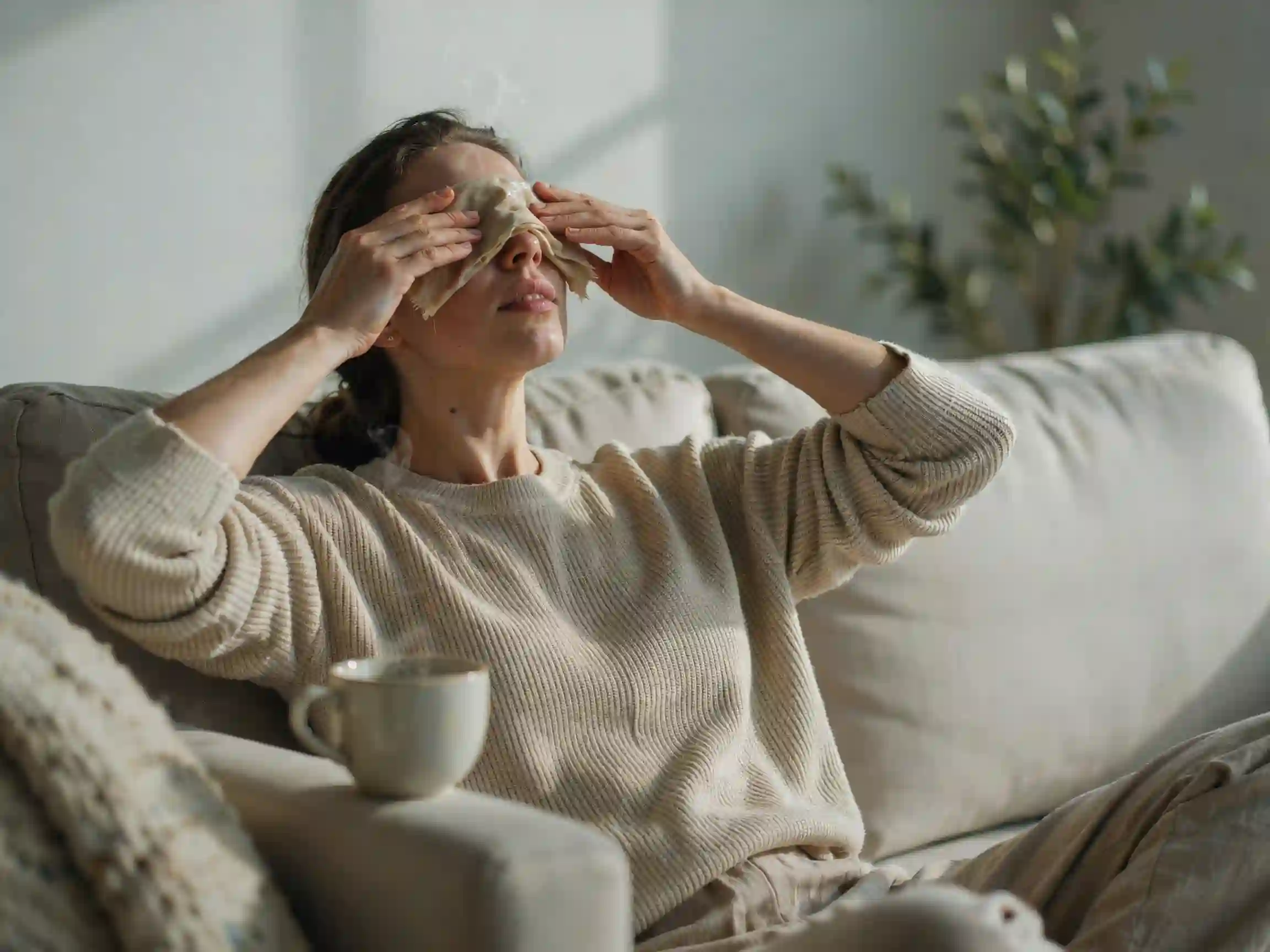 healing eyes cool eye mask, soothe tired eyes cucumber, eye strain screen break.
