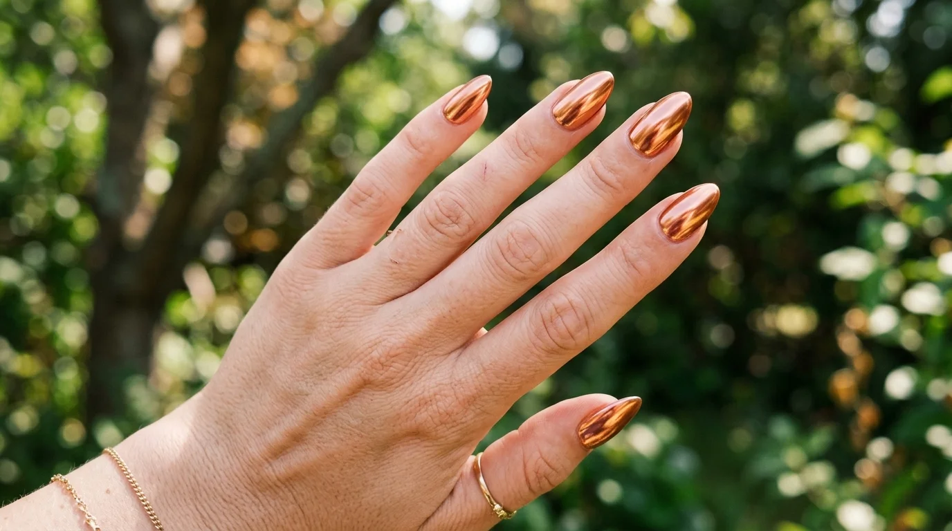 nail ideas for summer in warm coral