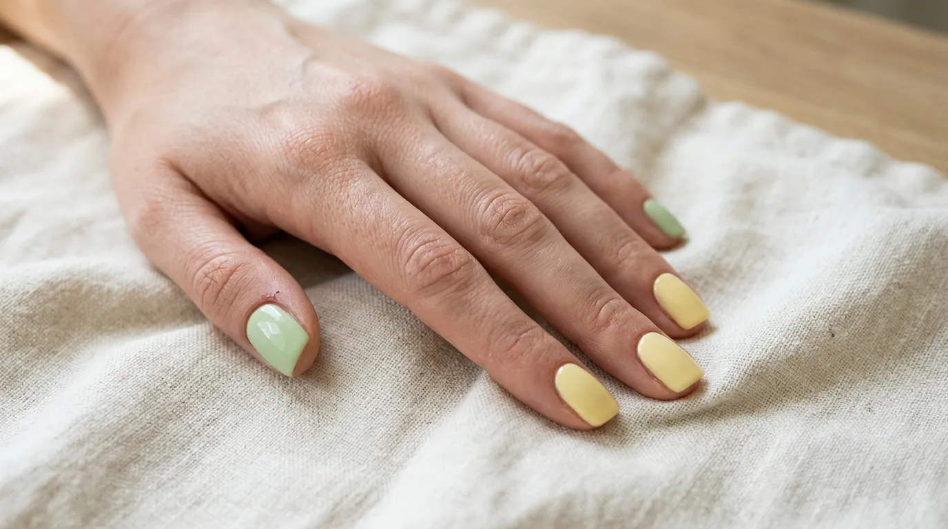 nail ideas for summer in warm coral