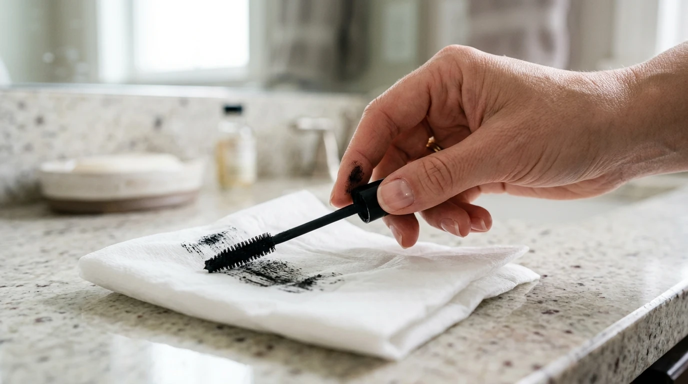 perfect eyelashes curled before mascara, perfect eyelashes separated with a spoolie, perfect eyelashes natural daytime look