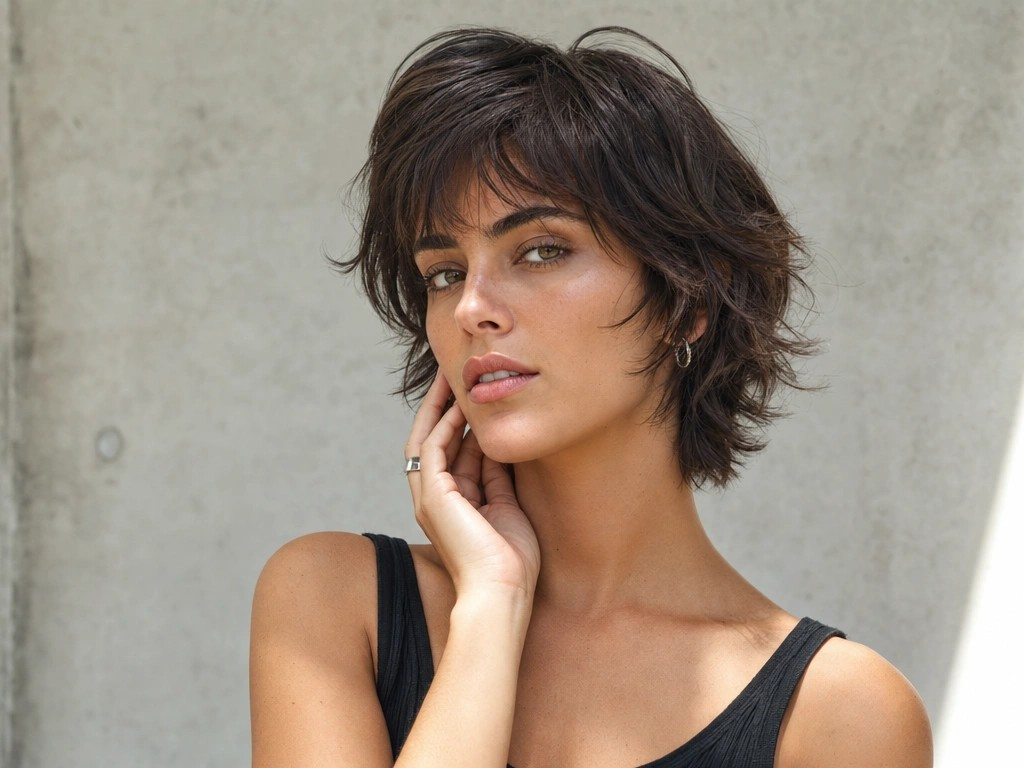 coupe courte femme pixie, coupe courte femme carré court, coupe courte femme avec frange