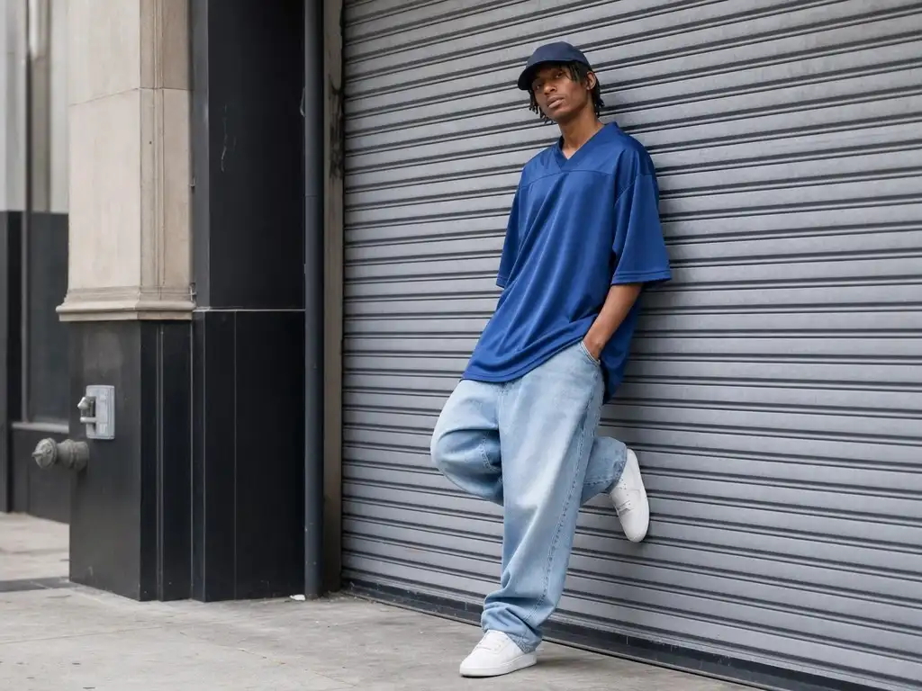 maillot de foot france look jean baggy, maillot de foot france porté en robe, maillot de foot france look supporter
