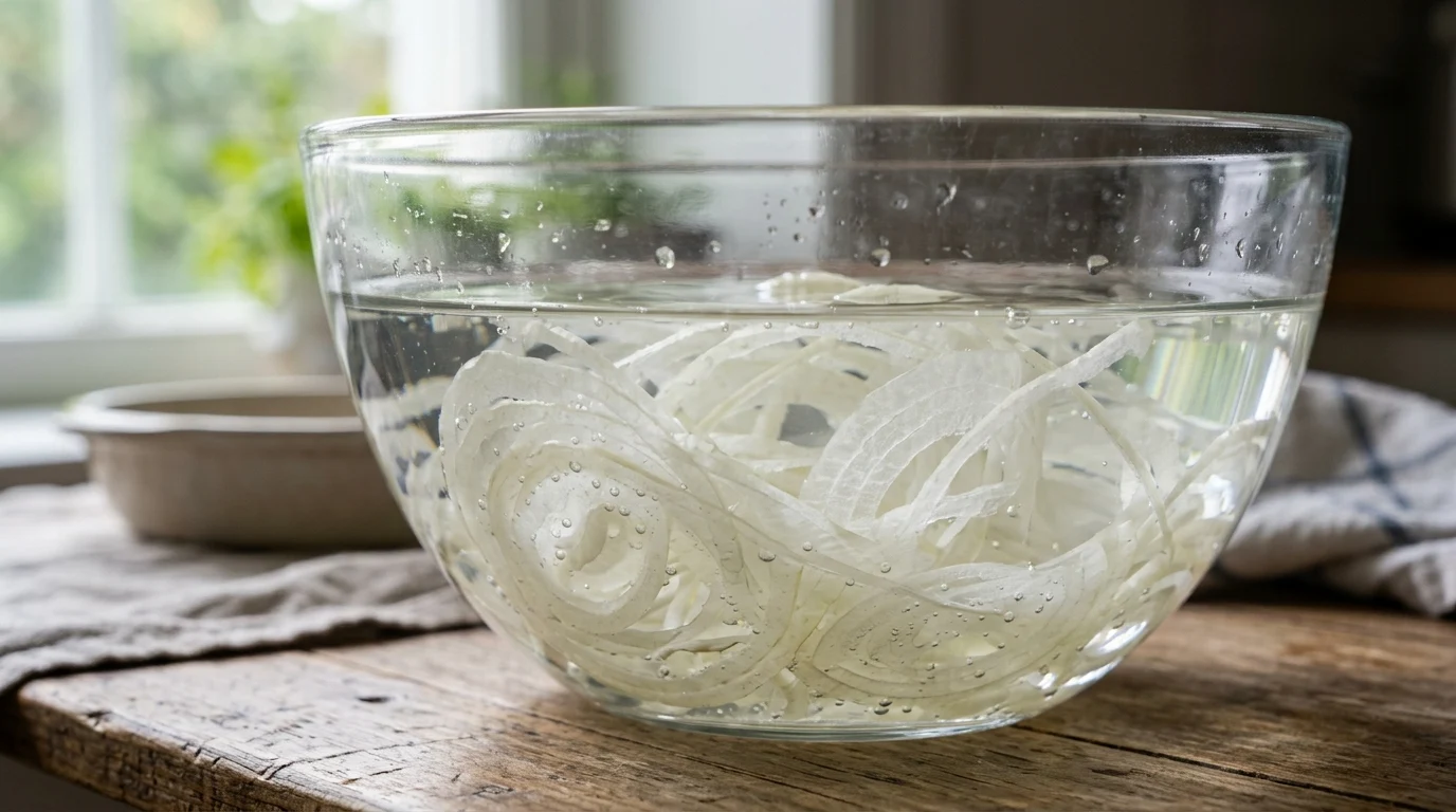cucumbers and onions in vinegar in a glass bowl, cucumbers and onions in vinegar with fresh dill, cucumbers and onions in vinegar served with grilled food.