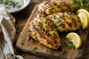 chicken marinade recipes juicy grilled chicken with herbs,easy chicken marinade recipes garlic herb marinated chicken,chicken marinade recipes marinating chicken in a glass bowl