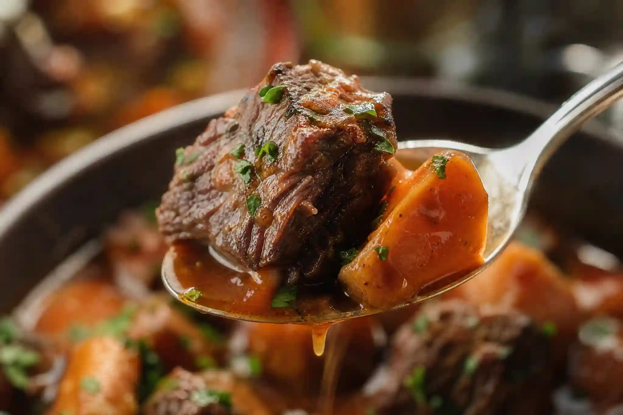 crockpot meals hearty beef stew with potatoes and carrots,easy crockpot meals slow cooker beef stew in a bowl,crockpot meals rich beef stew served with crusty bread