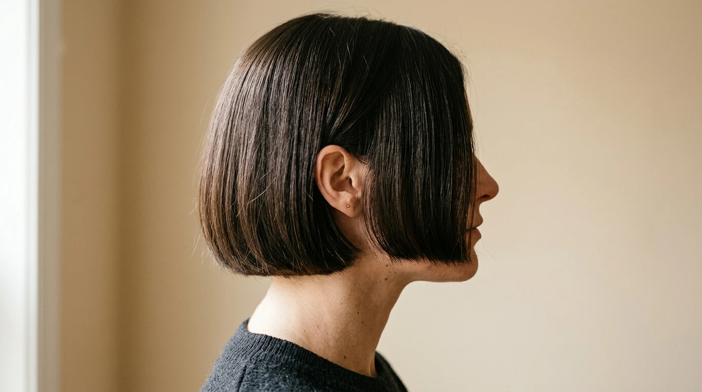 espresso brown hair in natural daylight