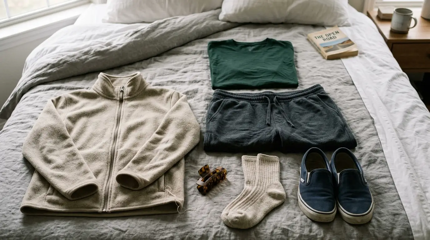 road trip outfit soft waistband joggers