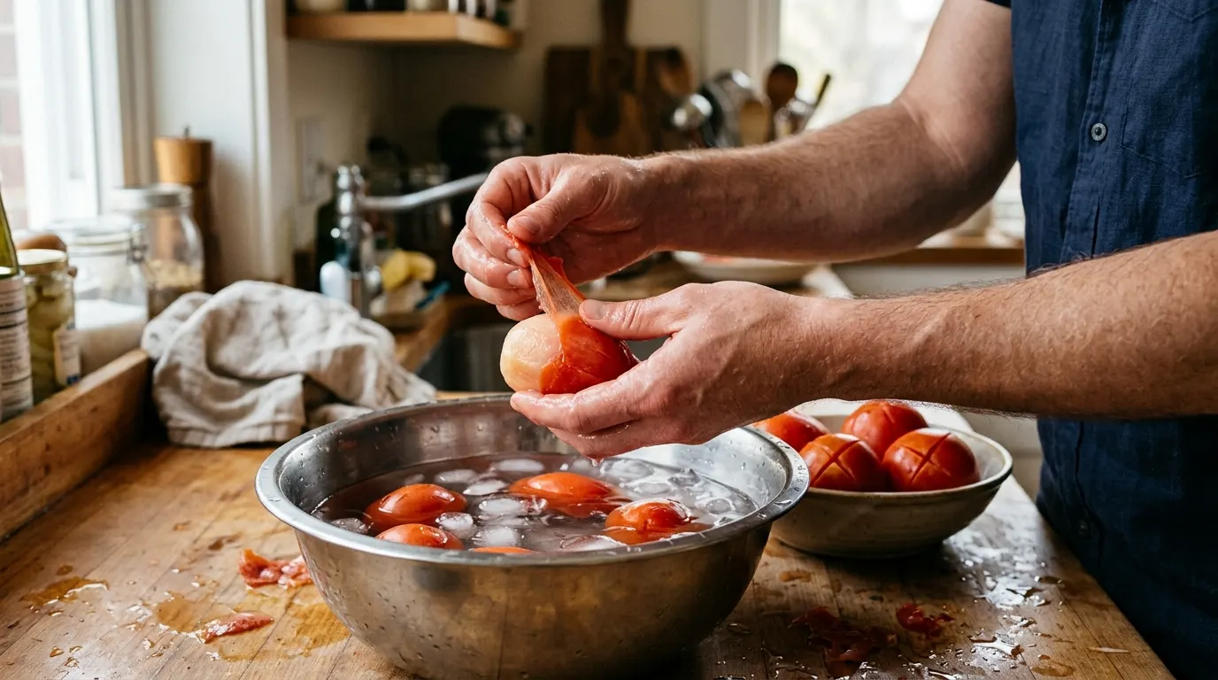 1. Whole peeled tomatoes in their own juice