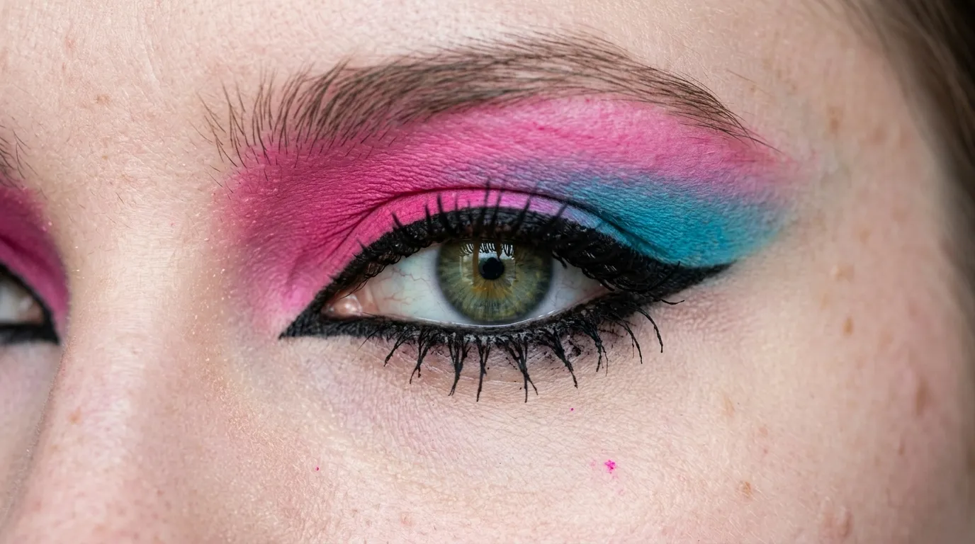 1. The raccoon eye, done cleanly