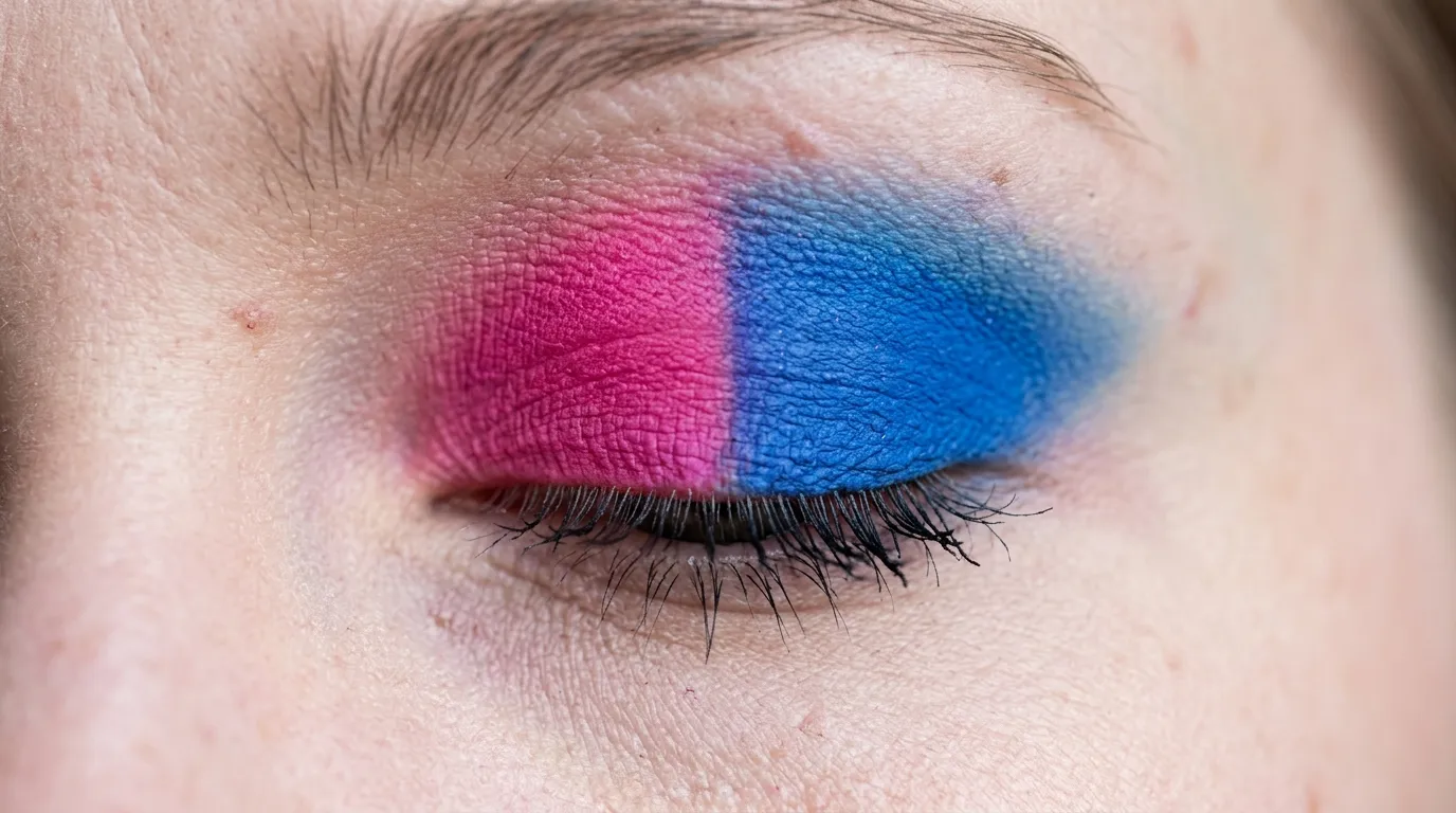 4. Two toned lid, hard line down the middle