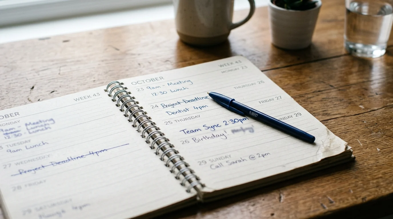 7. A dedicated homework diary or planner
