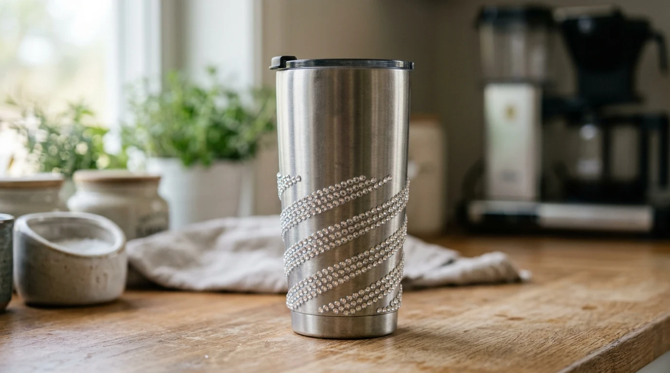 7. Blinged water bottle or tumbler