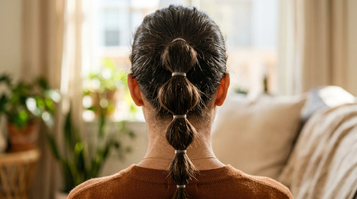10. Bubble ponytail