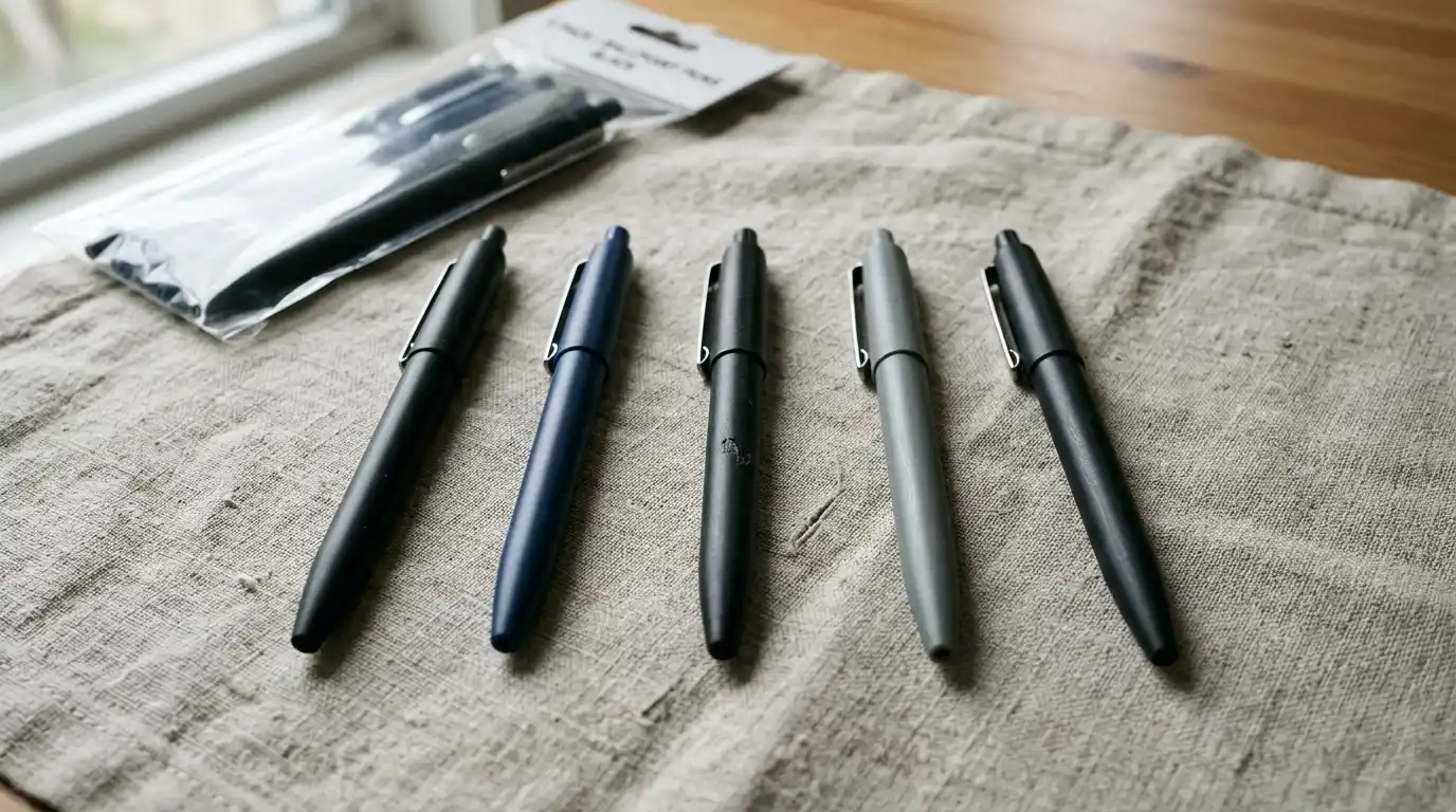 4. Buy fewer pens, better ones