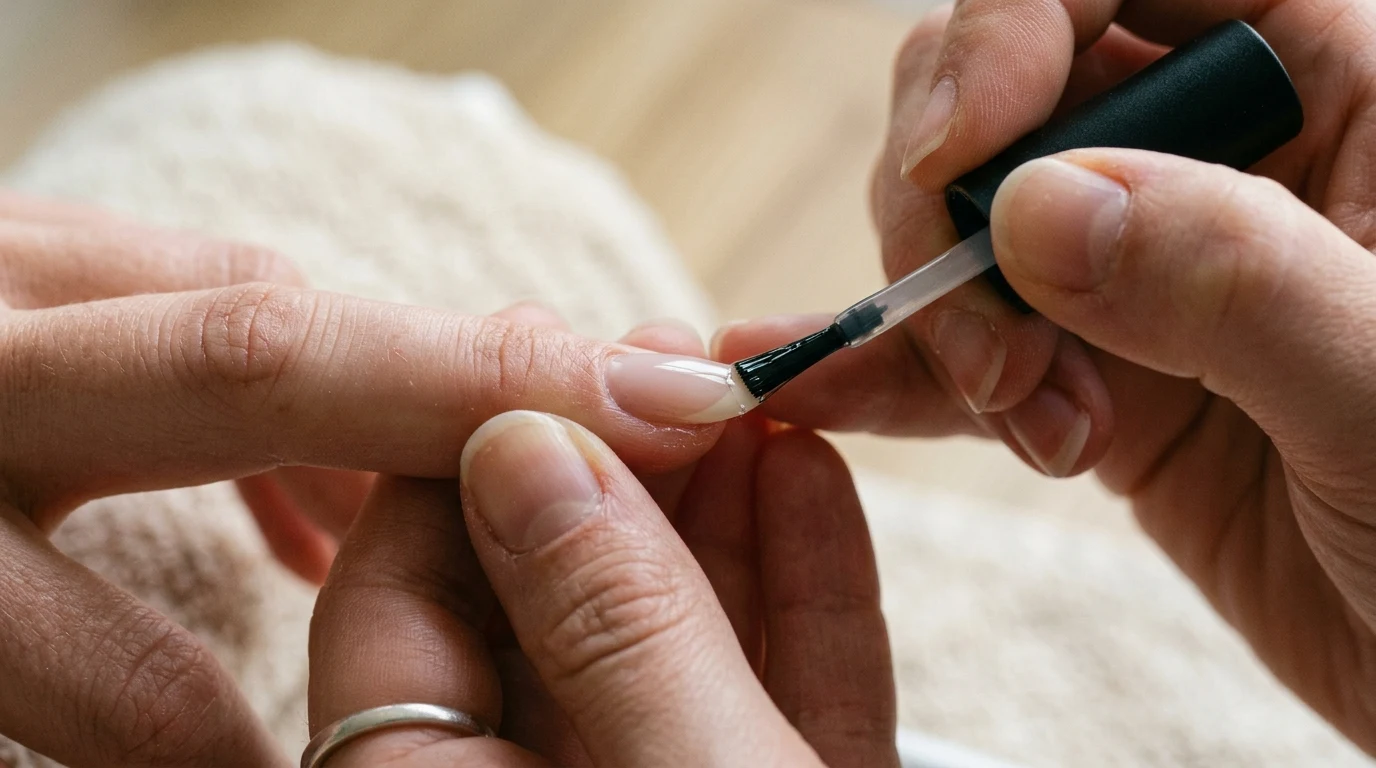 12. Cap the free edge, gently
