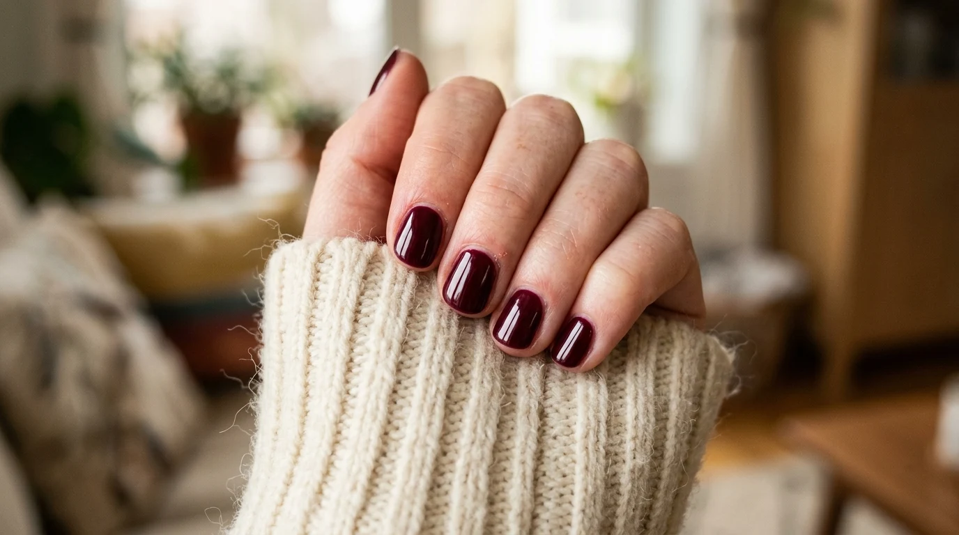 5. Deep burgundy or oxblood