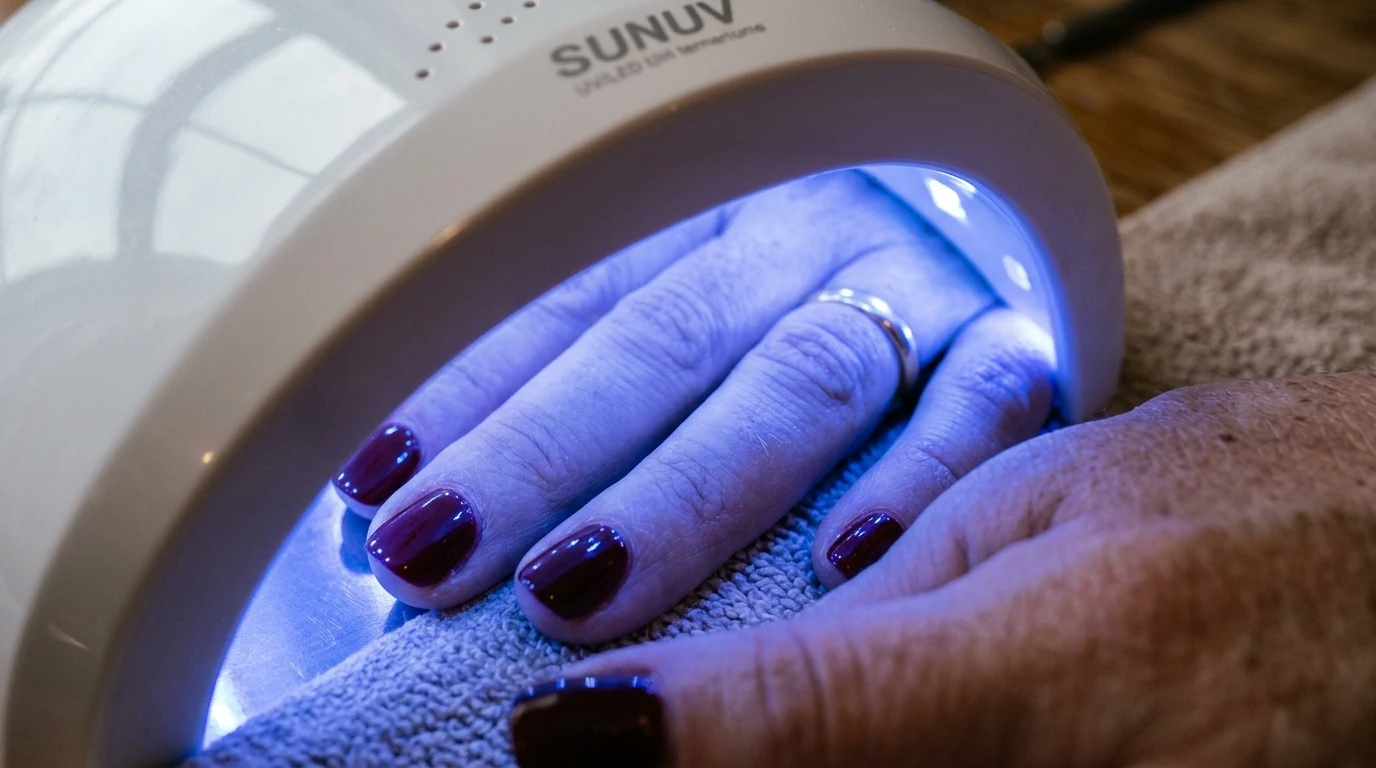 10. Gel over regular polish for term time