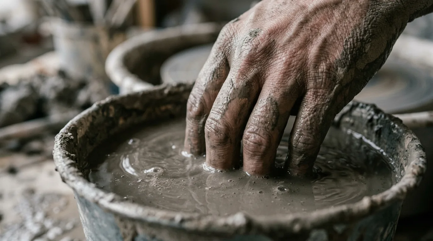 4. Keep your hands wet, but not soaking
