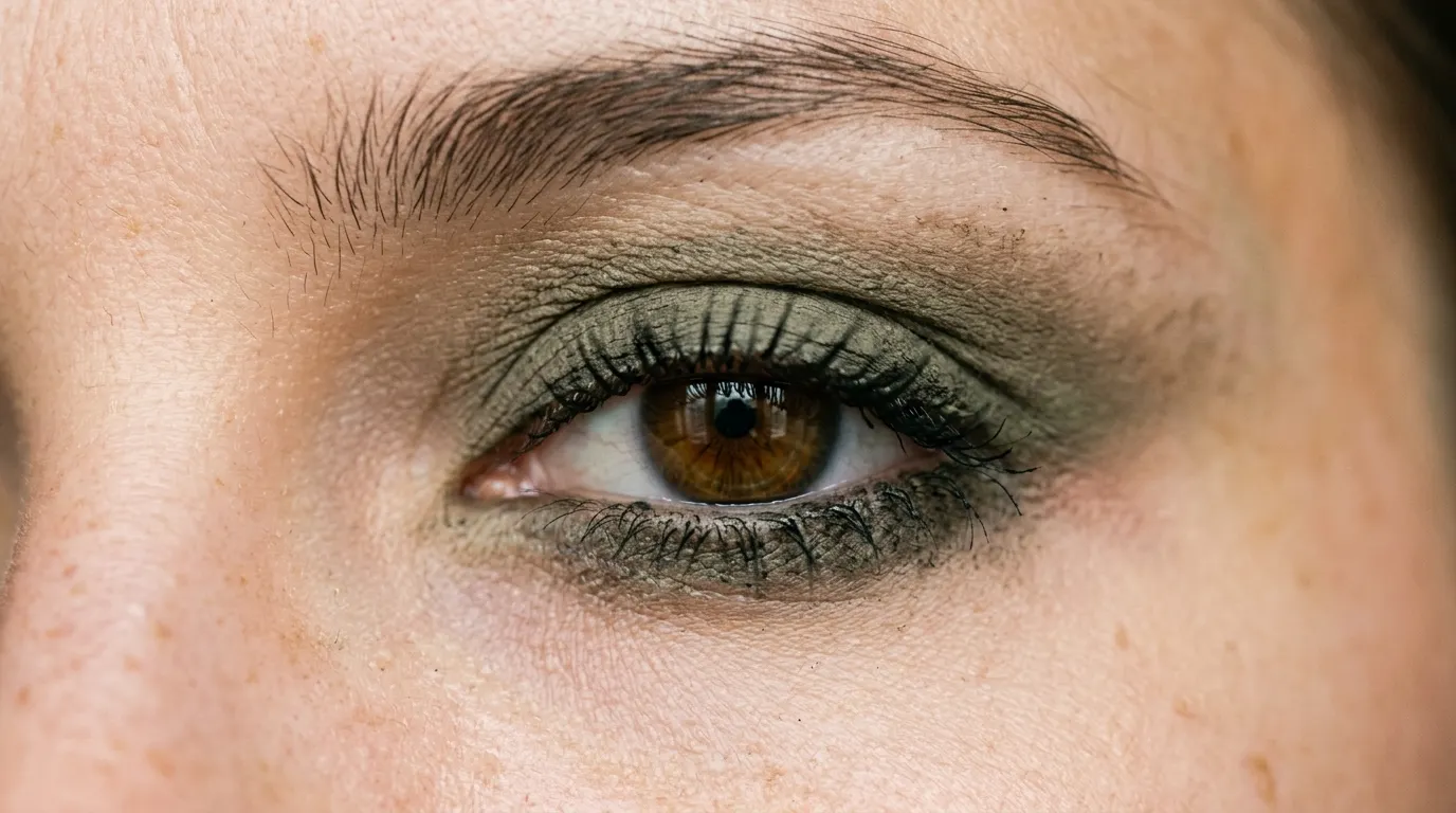 2. Khaki smoky eye