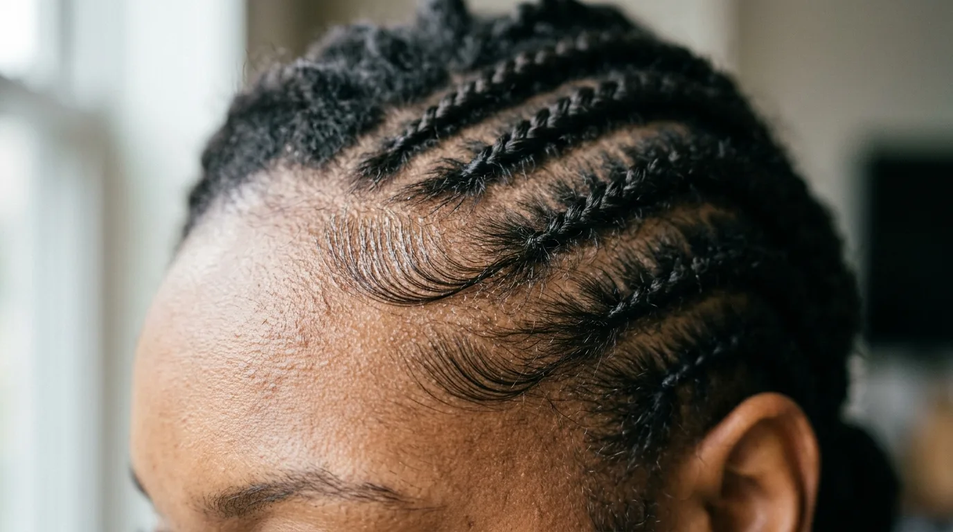 11. Leave the edges out on protective styles