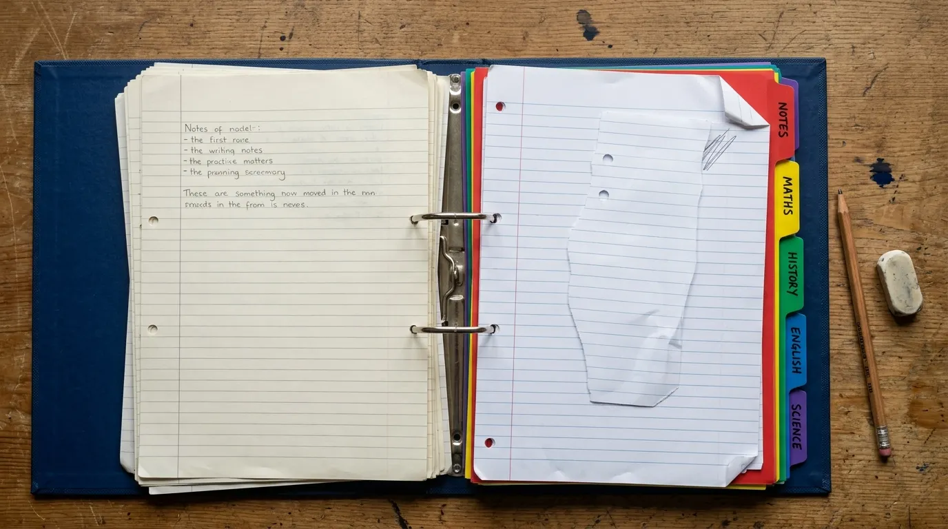 3. Lined A4 refill pad, not a stack of notebooks