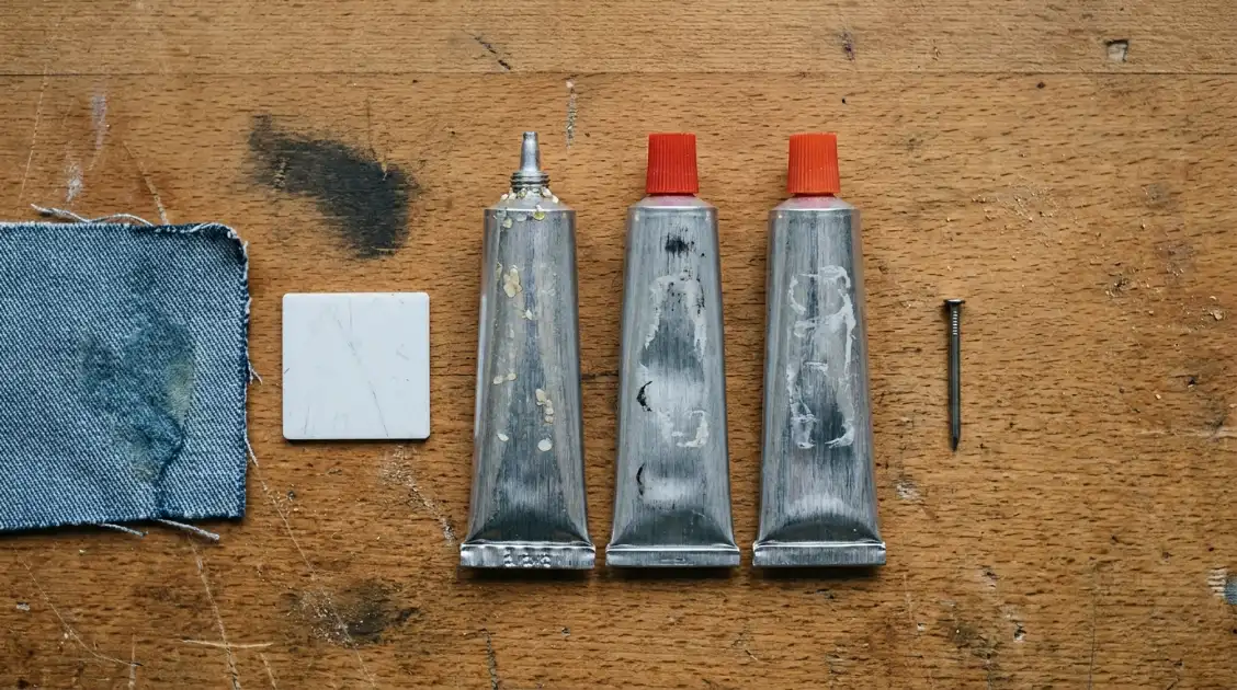 3. Match the glue to the material