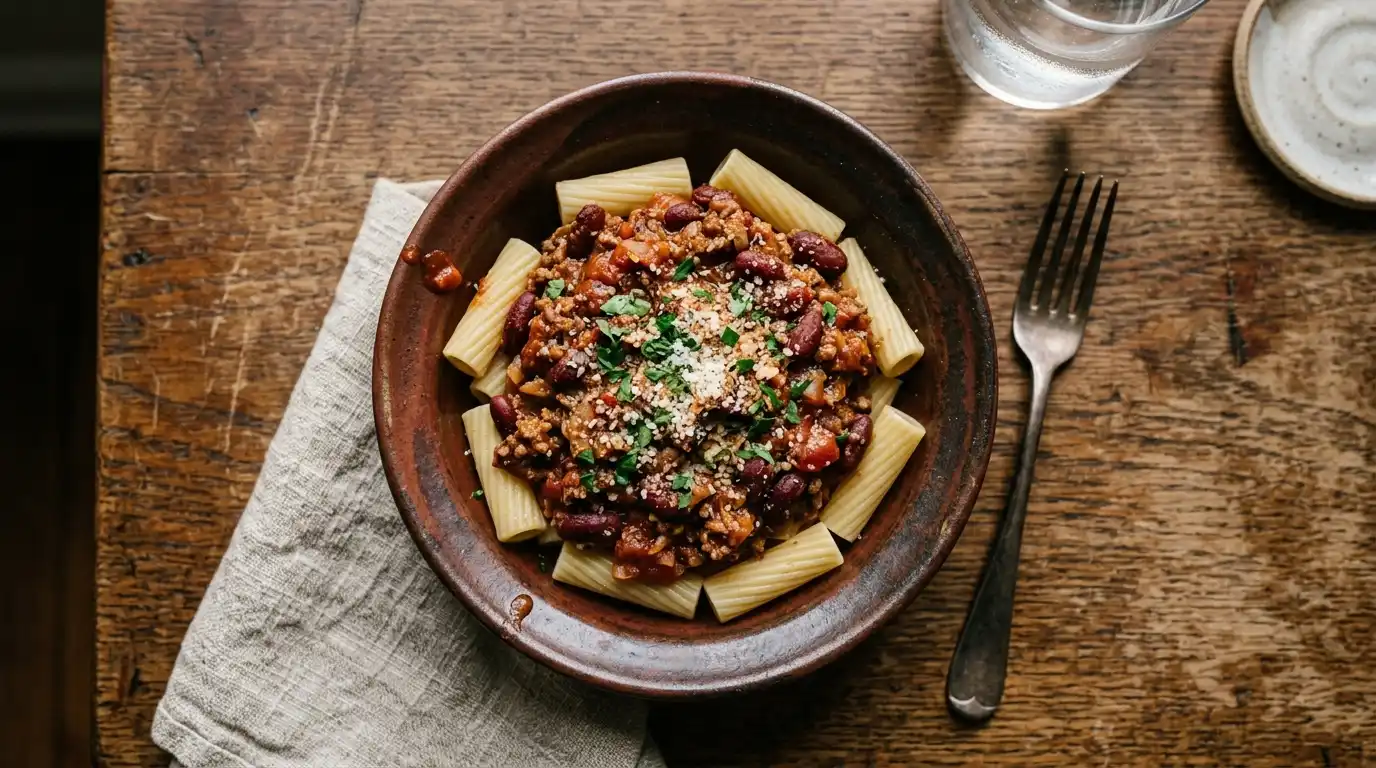 6. Small portion pasta with more protein than pasta