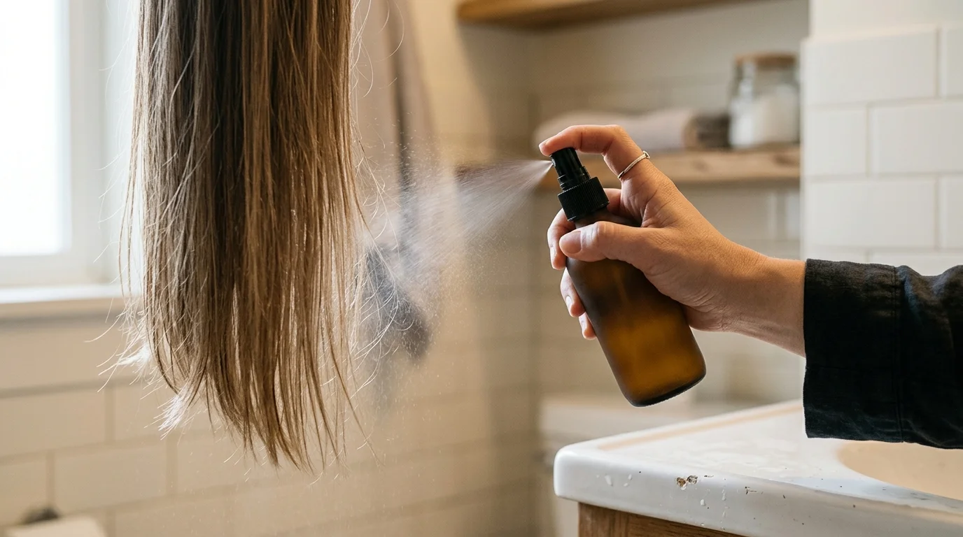 3. Texture spray before you style, not after