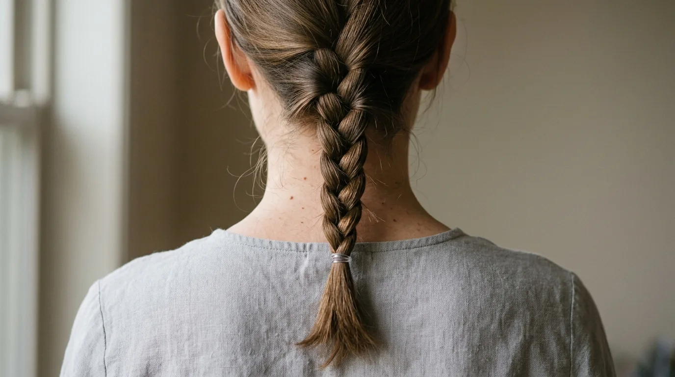 1. The classic three strand plait
