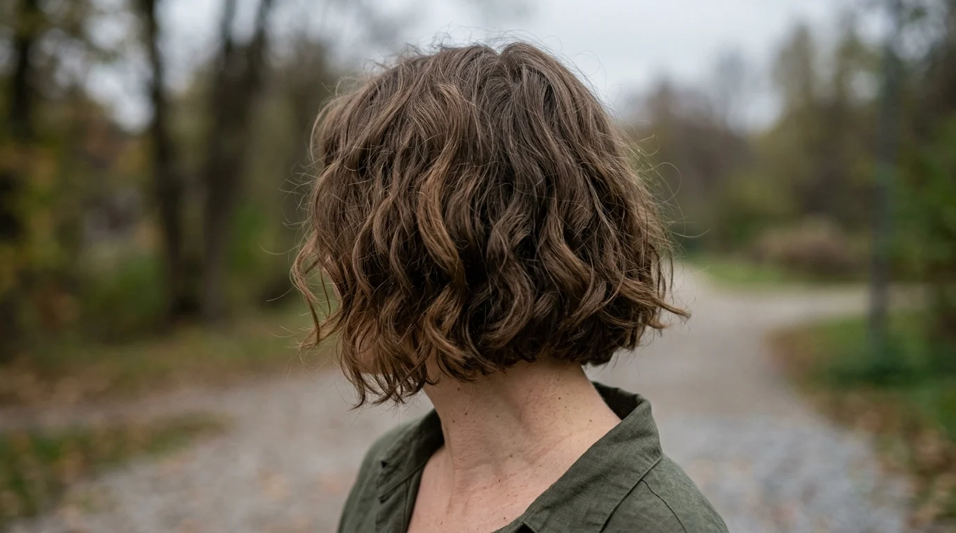 10. Tousled bob for wavy hair