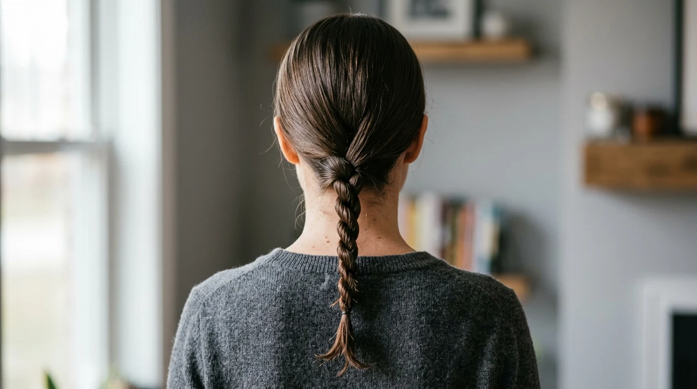 6. Two strand twists instead of a plait